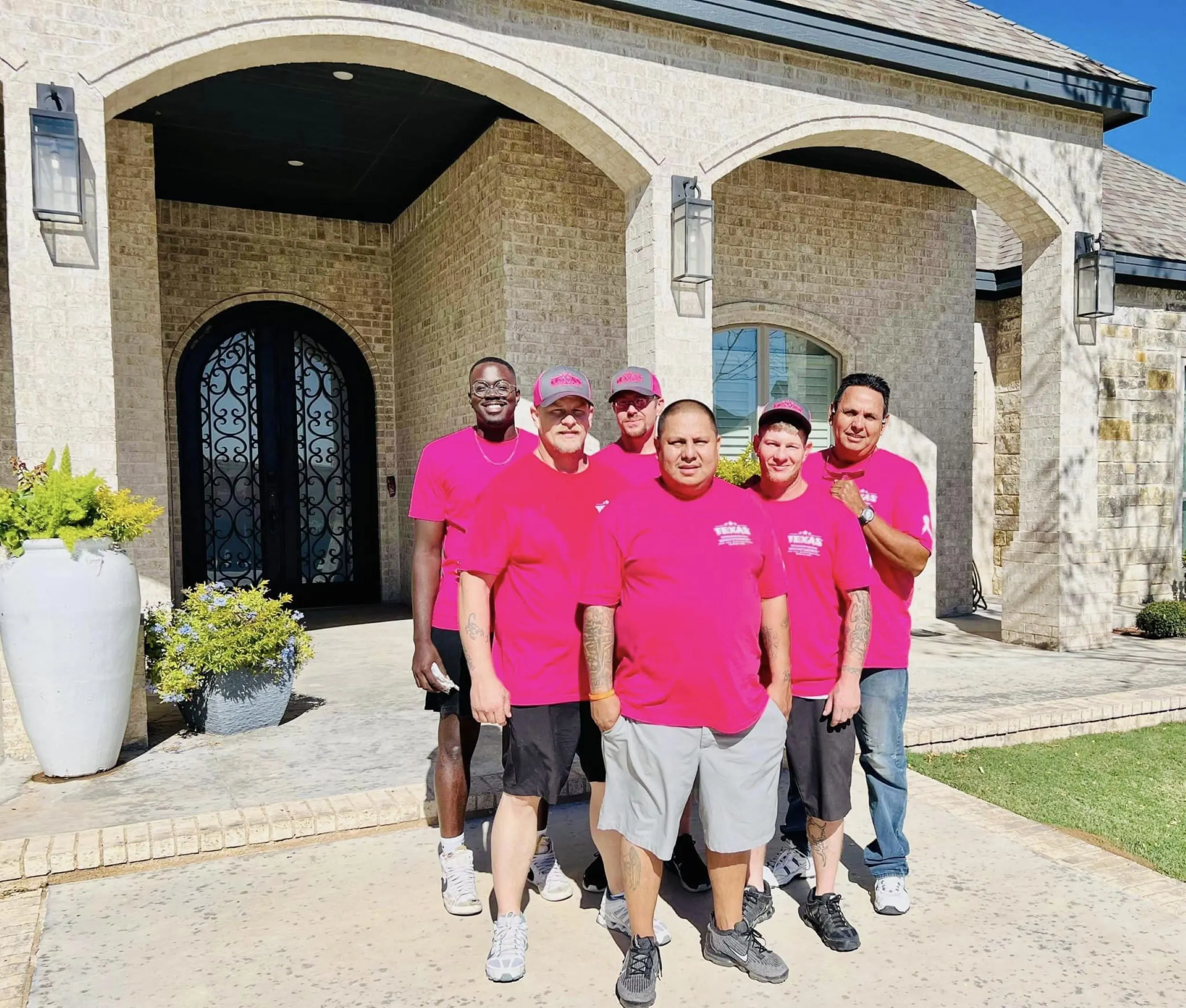 West Texas Master Movers LLC - #1 Midland movers West Texas Master Movers LLC team in front of a house